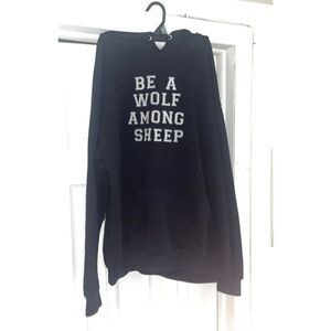 Be A Wolf Among Sheep Mens Hoodie Size Xl